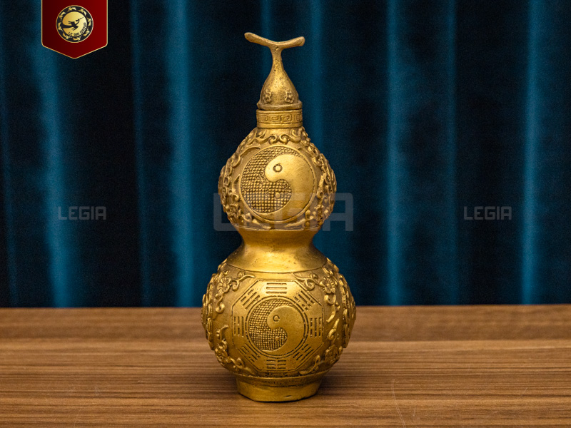 Hồ lô mẫu 1 - đồng - Cao 17cm thumbnail