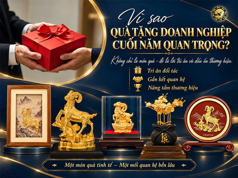 Quà Tặng Doanh Nghiệp Cuối Năm 2026: Chọn Quà Đẳng Cấp, Ý Nghĩa Để Tri Ân Đối Tác thumbnail