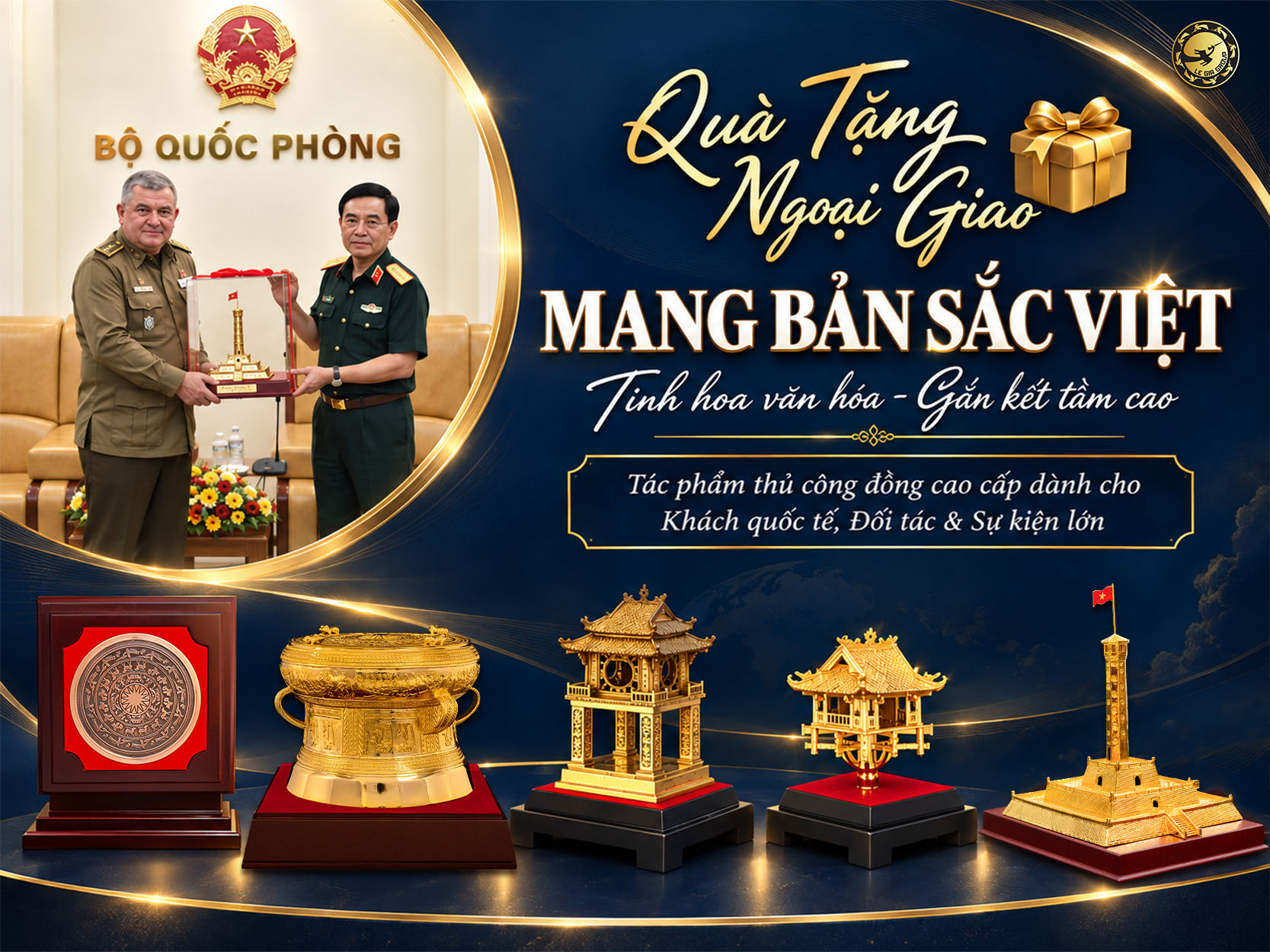 Quà tặng ngoại giao – Cách chọn quà sang trọng, ý nghĩa mang bản sắc Việt thumbnail