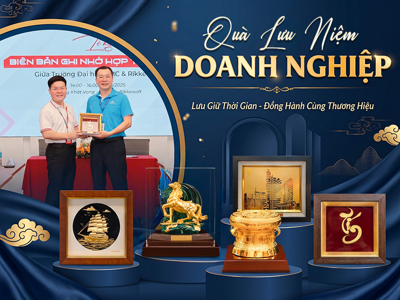 QUÀ LƯU NIỆM DOANH NGHIỆP – DẤU ẤN THƯƠNG HIỆU, KẾT NỐI GIÁ TRỊ BỀN VỮNG thumbnail
