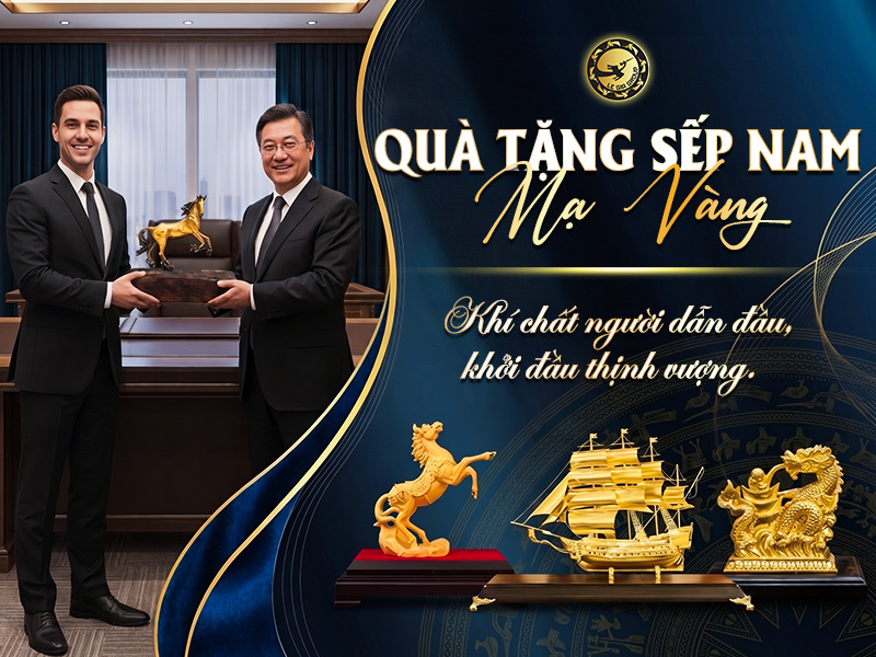 Quà tặng sếp nam mạ vàng – Khẳng định uy nghi, gửi trao thịnh vượng thumbnail